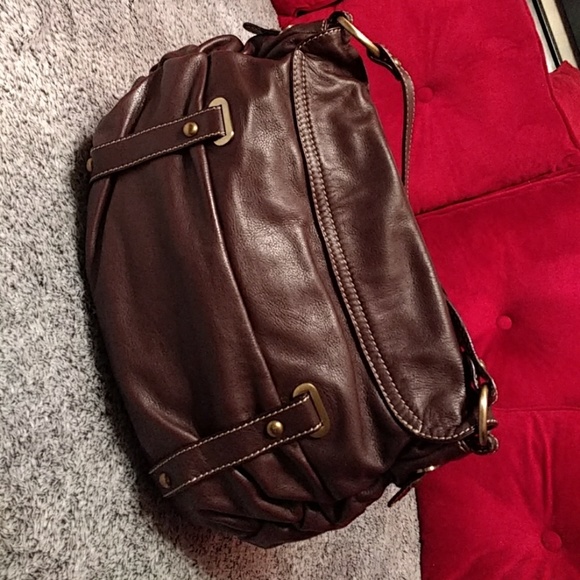 Authentic  NWOT XL Nuovedive soft brown lea - Picture 2 of 8